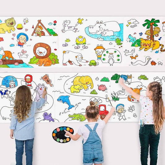 Kids DIY Painting Drawing Paper Roll