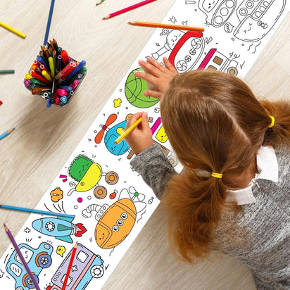 Kids DIY Painting Drawing Paper Roll