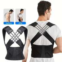 Adjustable Back Posture Corrector Belt for Men & Women