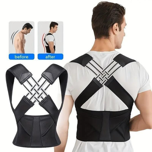 Adjustable Back Posture Corrector Belt for Men & Women